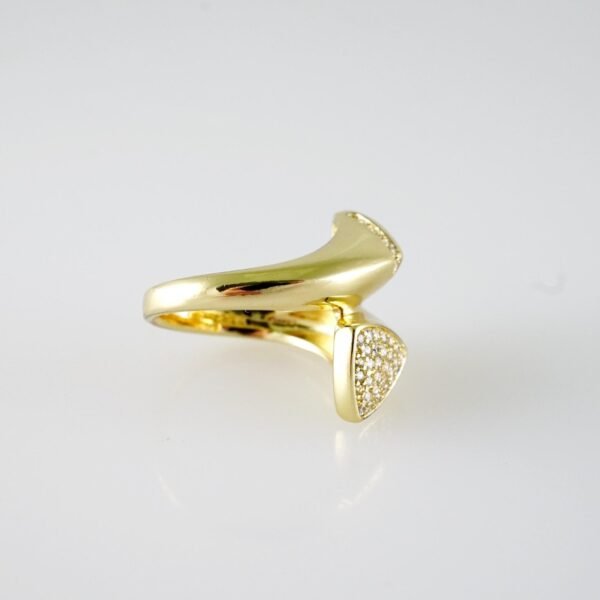 R706 RING - ANILLO - Zircon Stone - 14K Real Color - Image 2