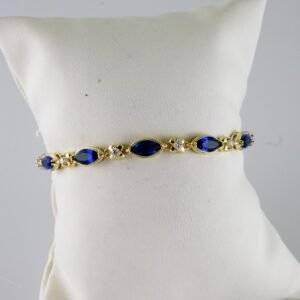 B1449 Bracelet - Pulseras - Plain - 14K Real Color