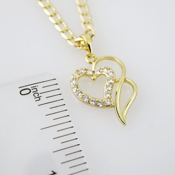 SET1572 Cadenas - Colgante -  Chain W - Pendants - 14K Real Color - Zircon Stone - 3mmX60cm - Image 3