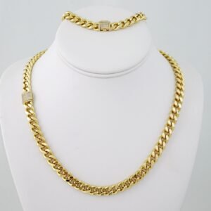 SET1580 Gargantilla - Choker - Bracelet - 14K Real Color - Zircon Stone