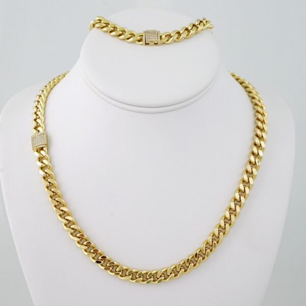 SET1580 Gargantilla - Choker - Bracelet - 14K Real Color - Zircon Stone