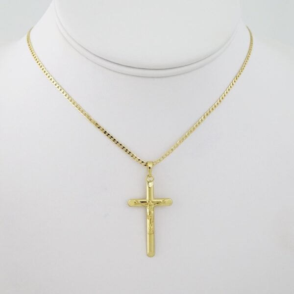 SET1587 Cadenas & Colgantes - Chain - Pendants - Plain - 14K Real Color - 2mmX50cm
