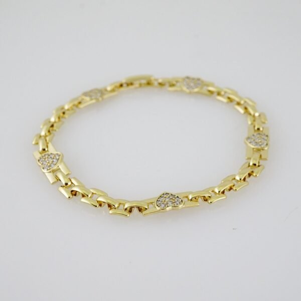 B1458 Bracelet - Pulseras - Zircon Stone - 14K Real Color - Image 2