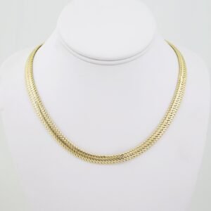 SET1605 Gargantilla - Choker - Plain - Zircon Stone