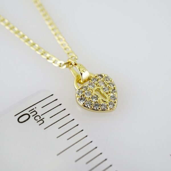 SET1622 Cadenas & Colgantes - Chain - Pendants - Plain - 14K Real Color - 2mmX50cm - Image 3