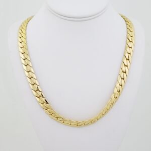 SET1617 Gargantilla - Choker - Plain -  14K Real Color - 60cm