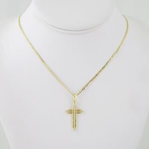 SET1630 Cadenas & Colgantes - Chain - Pendants - Zircon Stone - 14K Real Color - 2mmX50cm