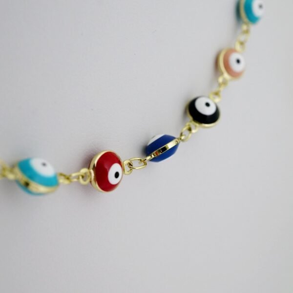 SET1595  Gargantilla - Choker - Plain - Zircon Stone - Ojitos - Image 2