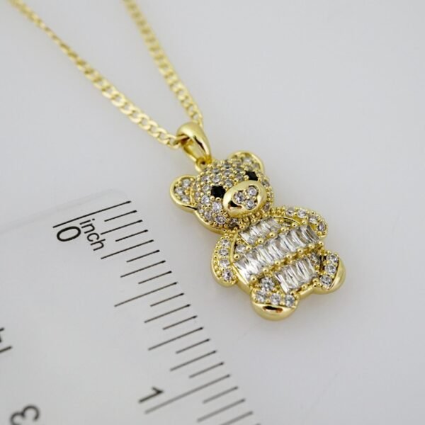 SET1600 Cadenas - Colgante -  Chain W - Pendants - 14K Real Color - Zircon Stone - 2mmX50cm - Image 3