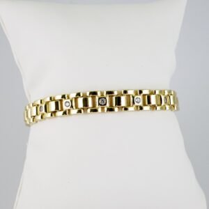 B1470 Bracelet - Pulseras - Zircon Stone - 14K Real Color
