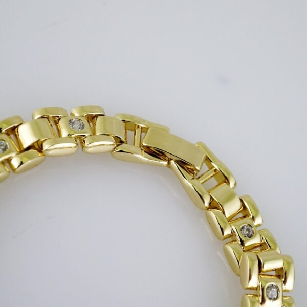 B1470 Bracelet - Pulseras - Zircon Stone - 14K Real Color - Image 3