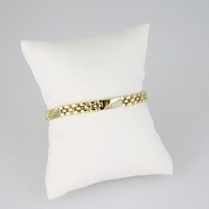 B1472 Bracelet - Pulseras - Zircon Stone - 14K Real Color