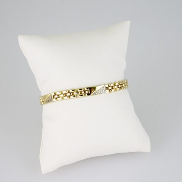 B1472 Bracelet - Pulseras - Zircon Stone - 14K Real Color
