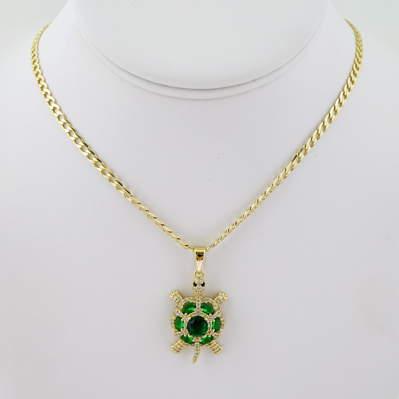 SET1648 Cadenas - Colgante - Chain W - Pendants - 14K Real Color - Zircon Stone - 3mmX45cm