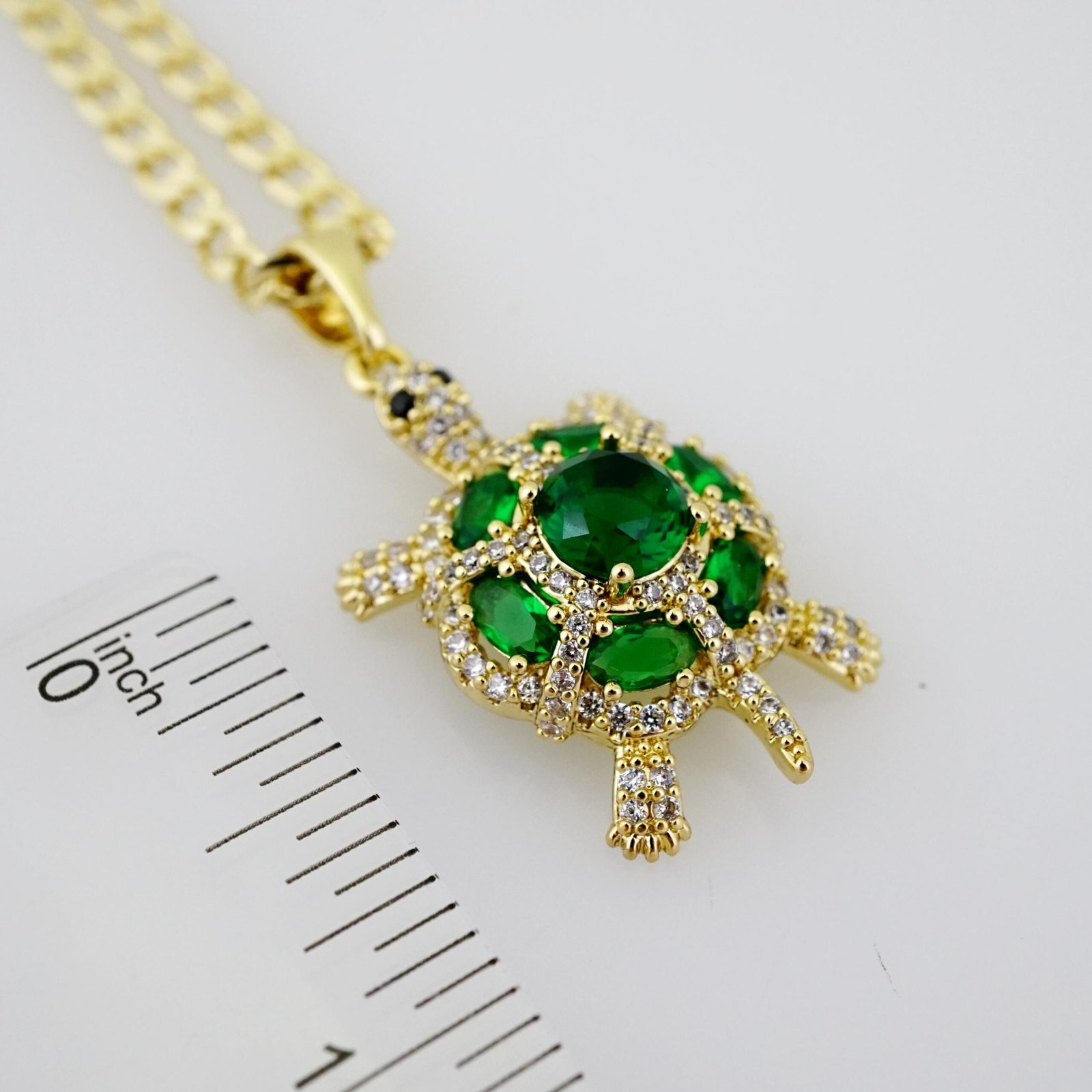 SET1648 Cadenas - Colgante - Chain W - Pendants - 14K Real Color - Zircon Stone - 3mmX45cm - Image 3