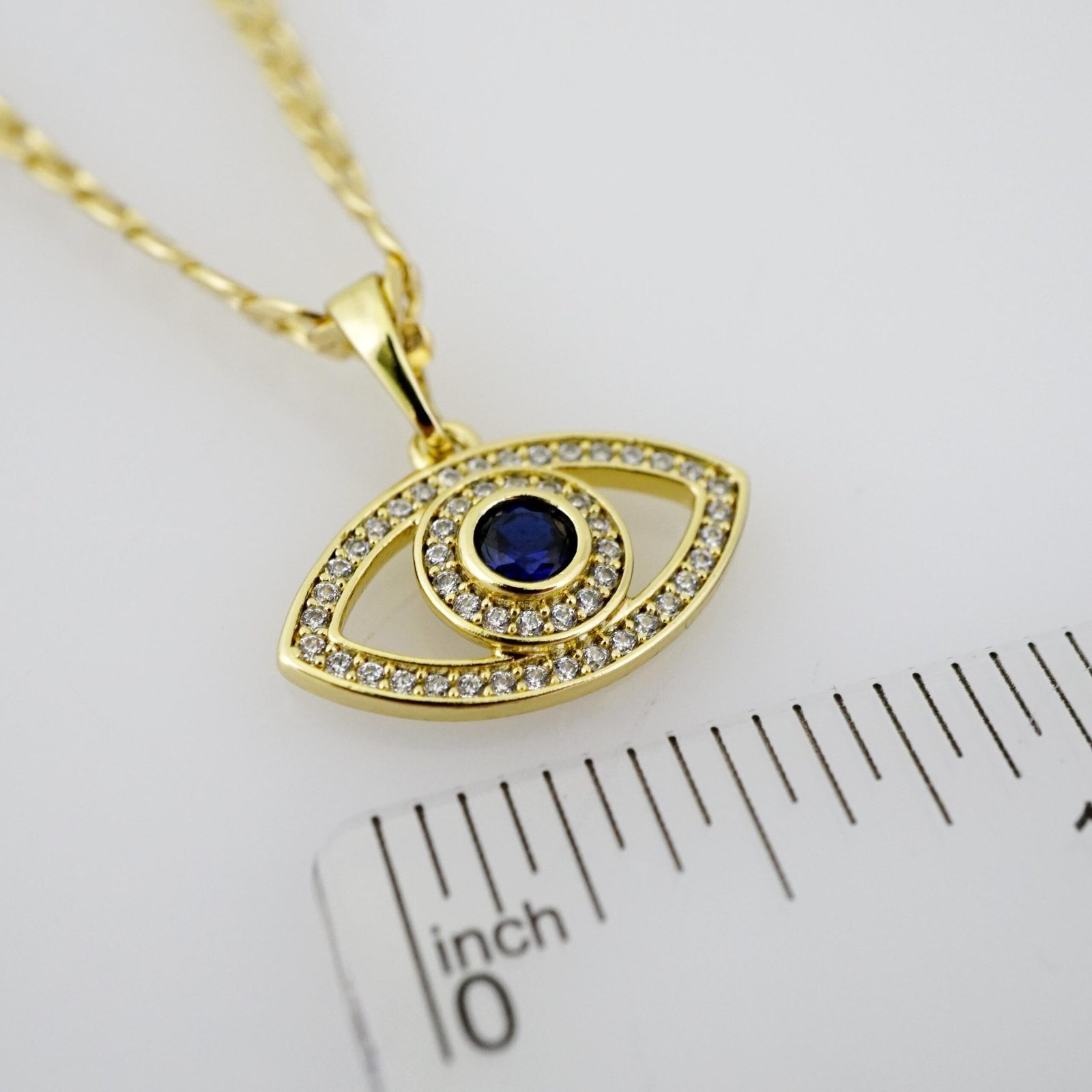 SET1650 Cadenas - Colgante - Chain W - Pendants - 14K Real Color - Zircon Stone - 3mmX45cm - Image 3