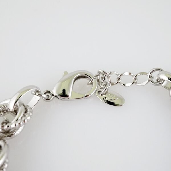 B1485 Bracelet - Pulseras - Plain - Silver Color - Image 3