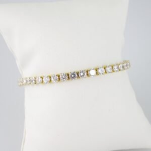 B1487 Bracelet - Pulseras - Zircon Stone - 14K Real Color