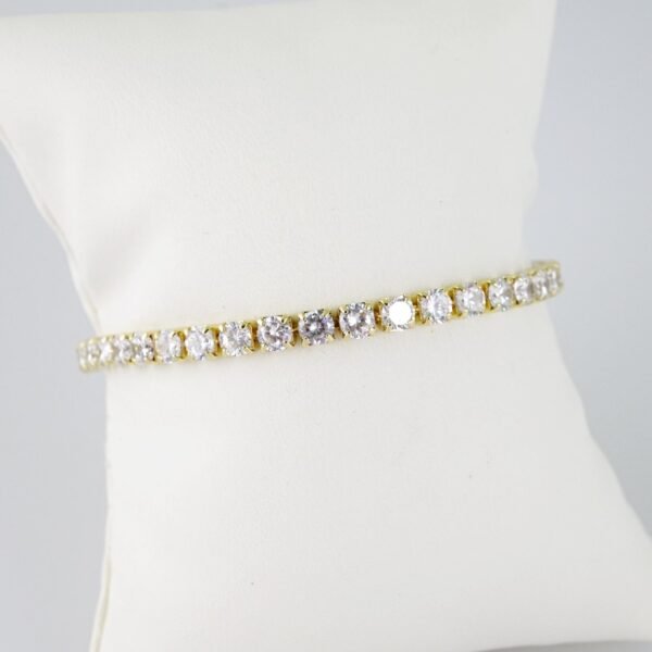 B1487 Bracelet - Pulseras - Zircon Stone - 14K Real Color