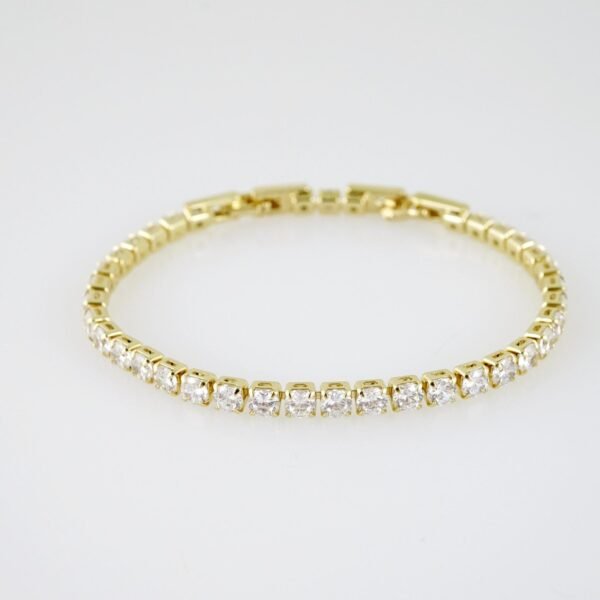 B1487 Bracelet - Pulseras - Zircon Stone - 14K Real Color - Image 2