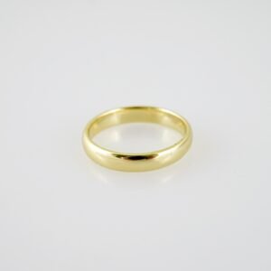 R717 RING - ANILLO - Plain - 14K Real Color