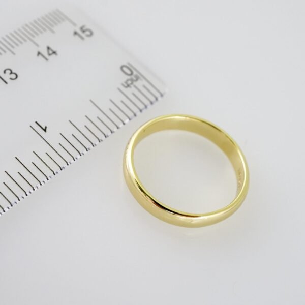 R717 RING - ANILLO - Plain - 14K Real Color - Image 2