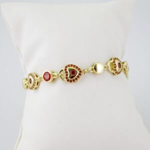 B1496 Bracelet - Pulseras - Zircon Stone - 14K Real Color