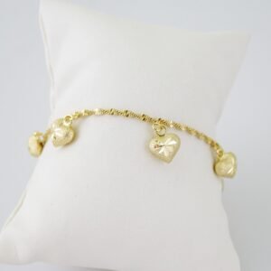 B1497 Bracelet - Pulseras - Plain - 14K Real Color