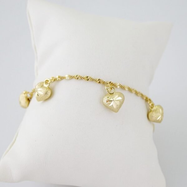 B1497 Bracelet - Pulseras - Plain - 14K Real Color