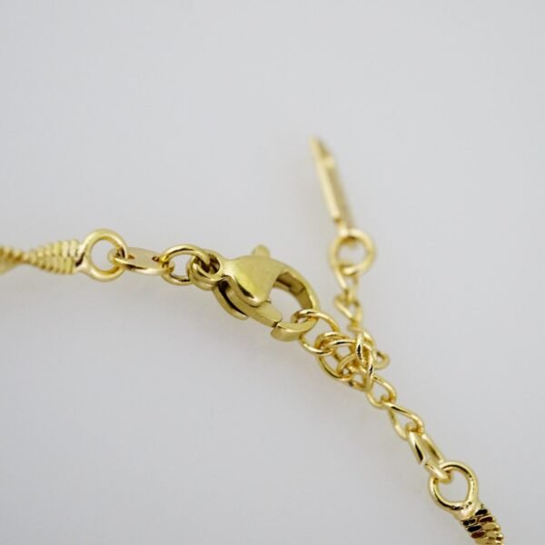 B1497 Bracelet - Pulseras - Plain - 14K Real Color - Image 3