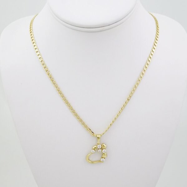 SET1695 Cadenas & Colgantes - Chain - Pendants -  14K Real Color - Zircon Stone - 3mmX60cm