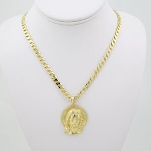 SET1696 Cadenas & Colgantes - Chain - Pendants -  14K Real Color - Zircon Stone - 6mmX60cm