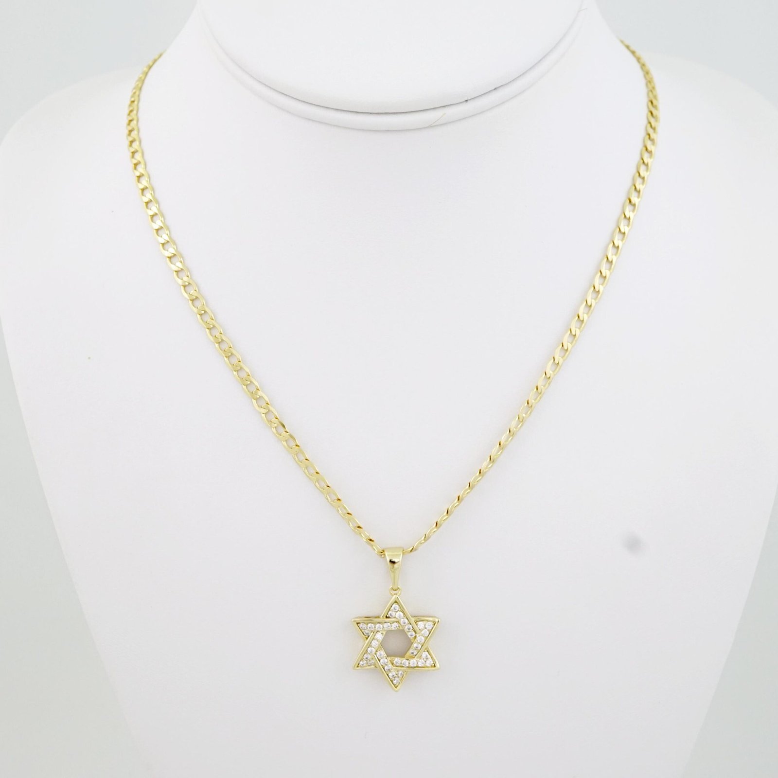 SET1702 Cadenas & Colgantes - Chain - Pendants - Zircon Stone - 14K Real Color - 3mmX45cm