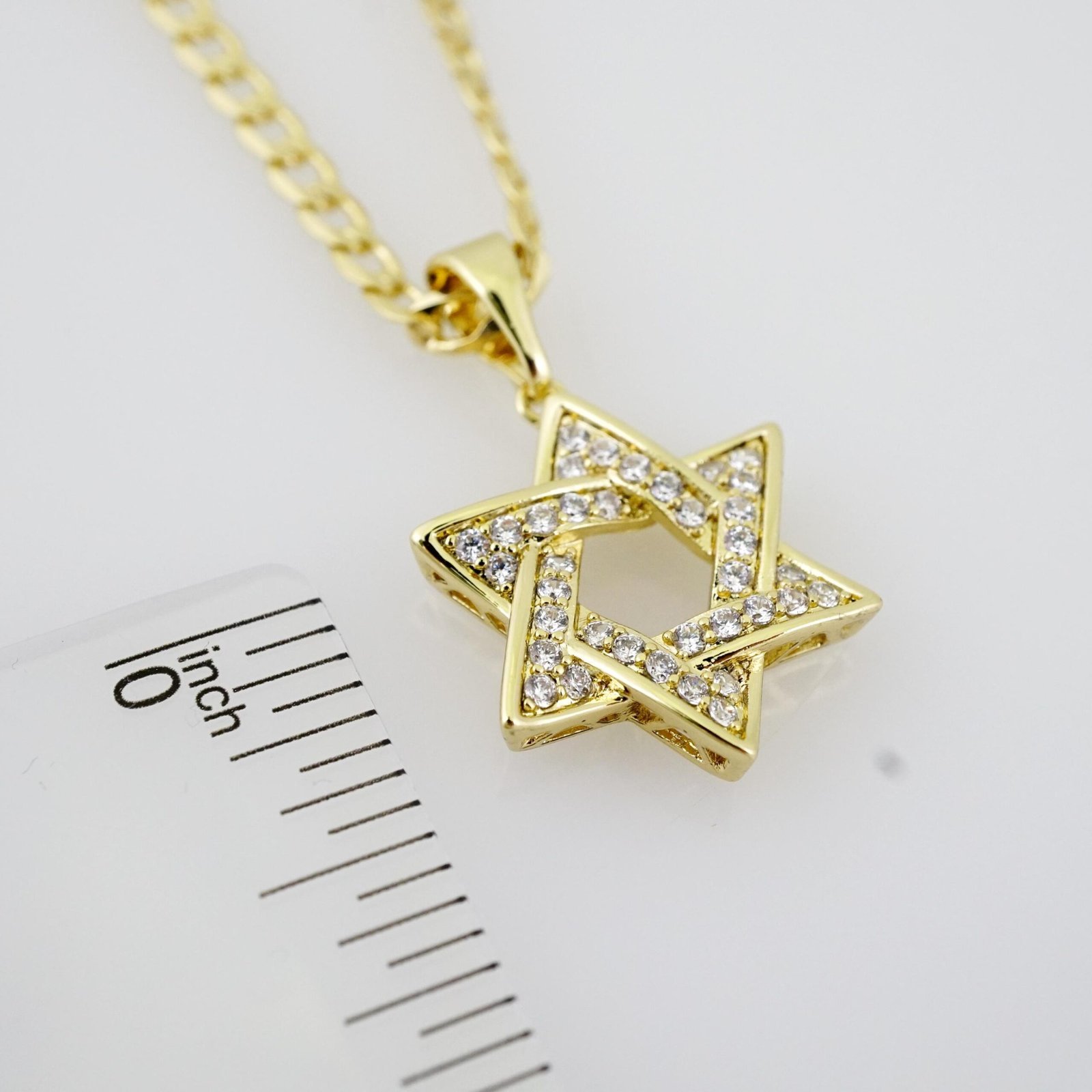 SET1702 Cadenas & Colgantes - Chain - Pendants - Zircon Stone - 14K Real Color - 3mmX45cm - Image 3