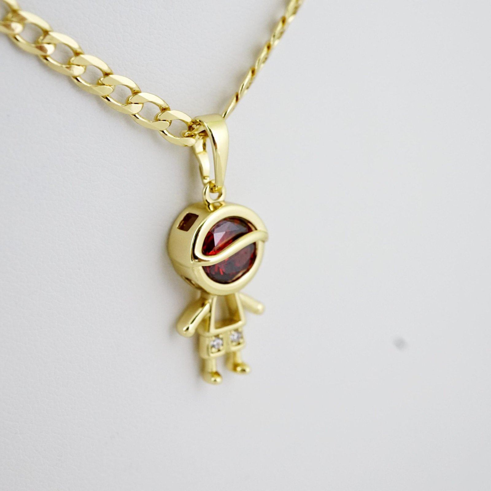 SET1704 Cadenas & Colgantes - Chain - Pendants - Zircon Stone - 14K Real Color - 3mmX45cm - Image 2