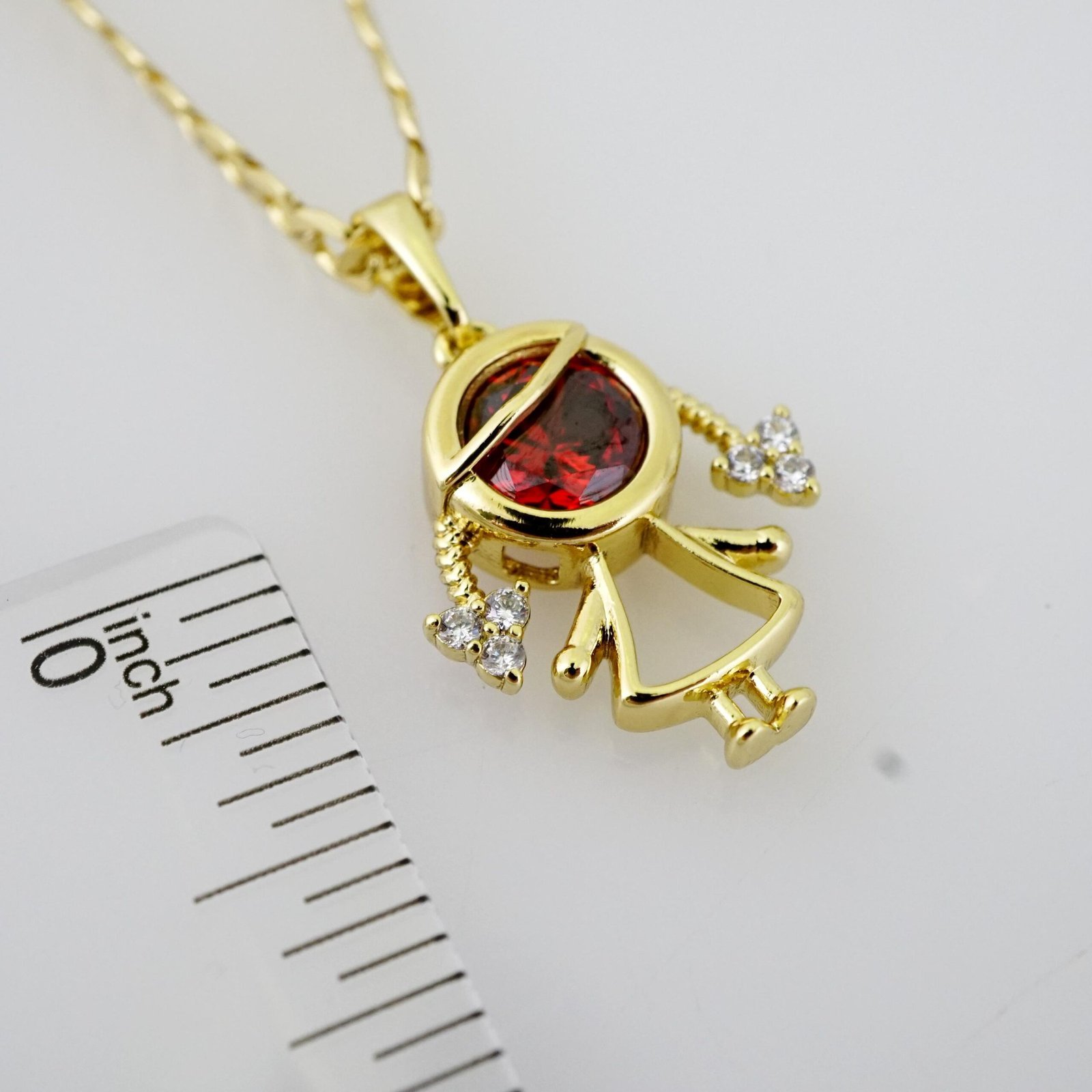SET1705 Cadenas & Colgantes - Chain - Pendants - Zircon Stone - 14K Real Color - 3mmX45cm - Image 3