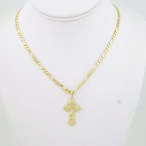 SET1707 Cadenas & Colgantes - Chain - Pendants - Plain - 14K Real Color - 4mmX60cm