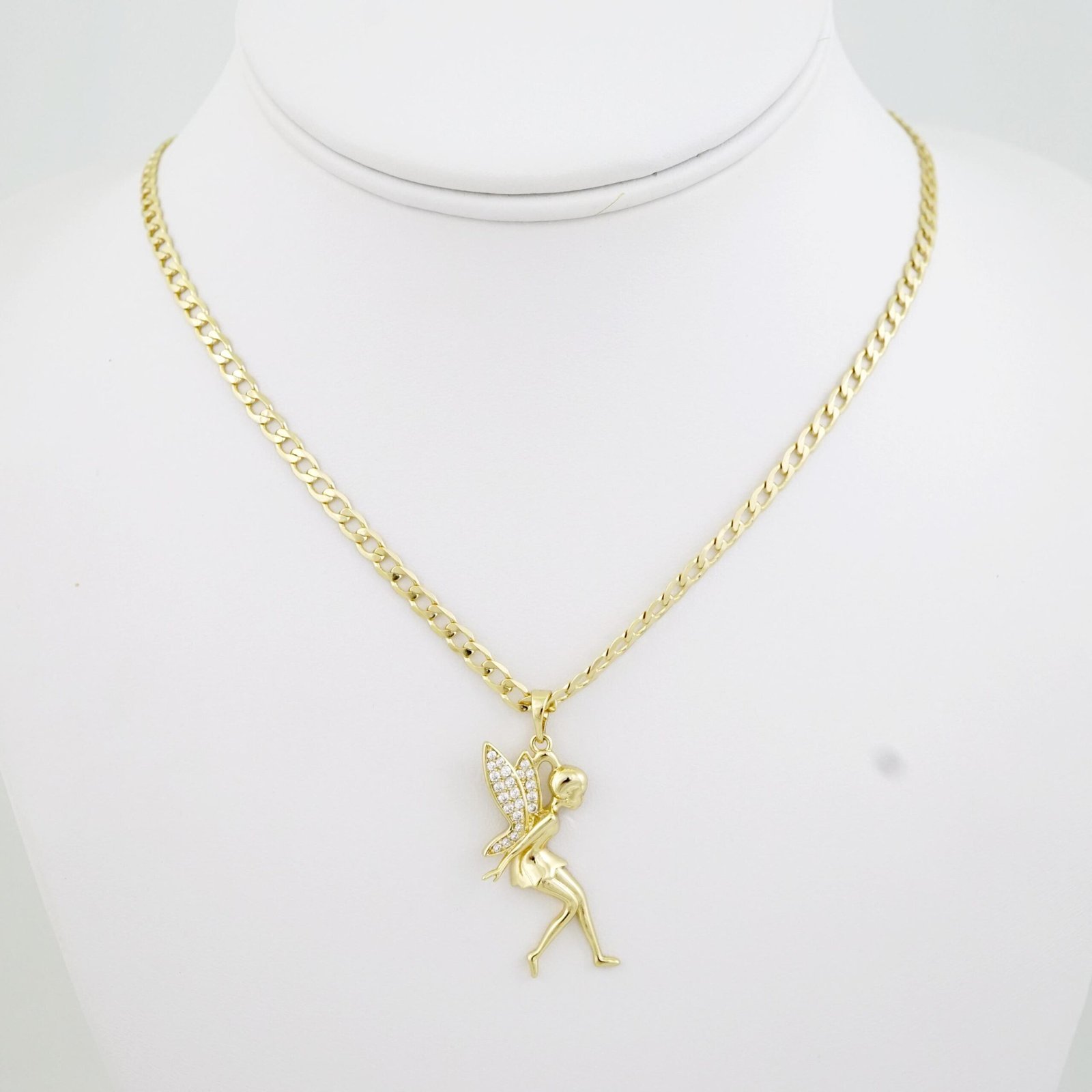 SET1708 Cadenas & Colgantes - Chain - Pendants - Zircon Stone - 14K Real Color - 3mmX45cm