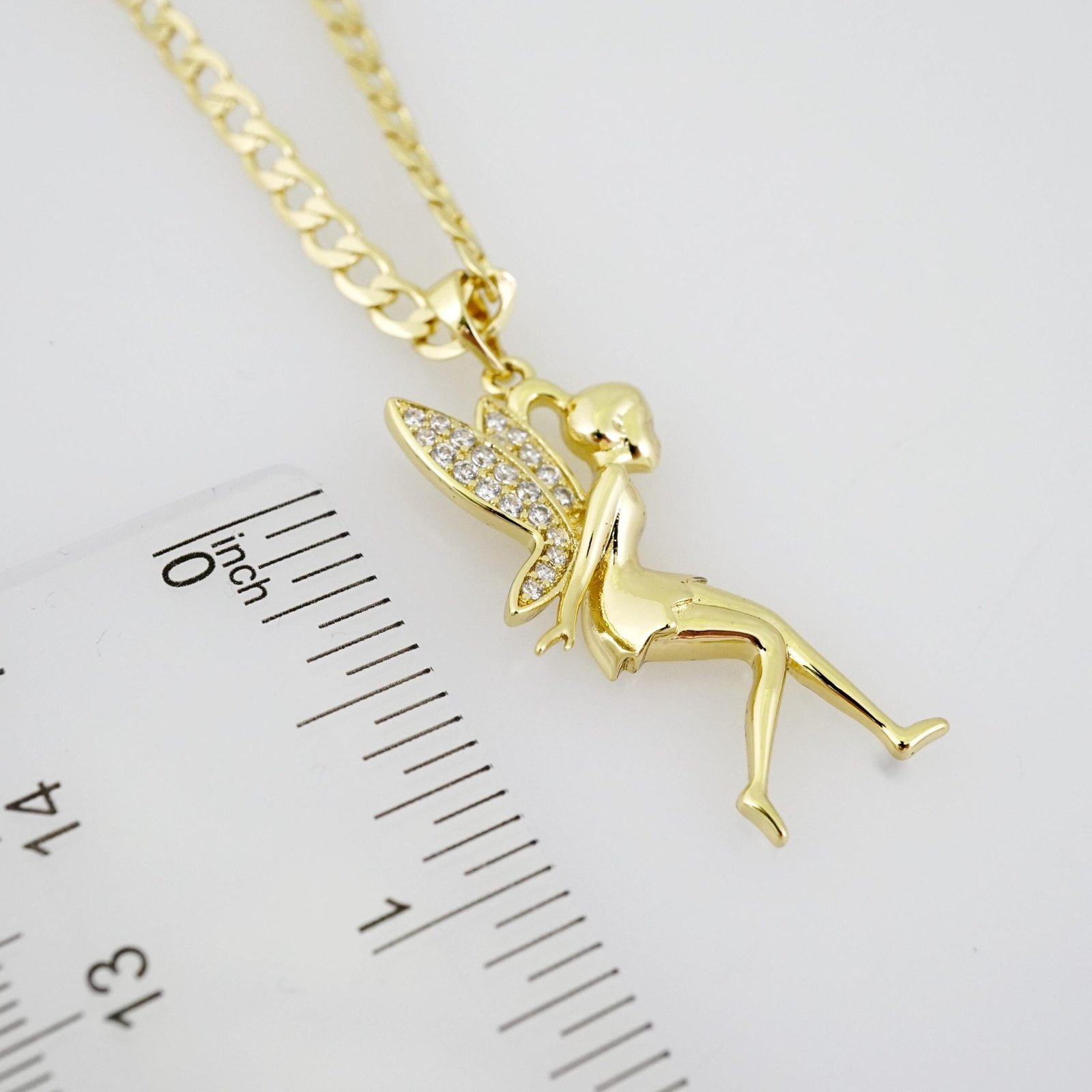 SET1708 Cadenas & Colgantes - Chain - Pendants - Zircon Stone - 14K Real Color - 3mmX45cm - Image 3