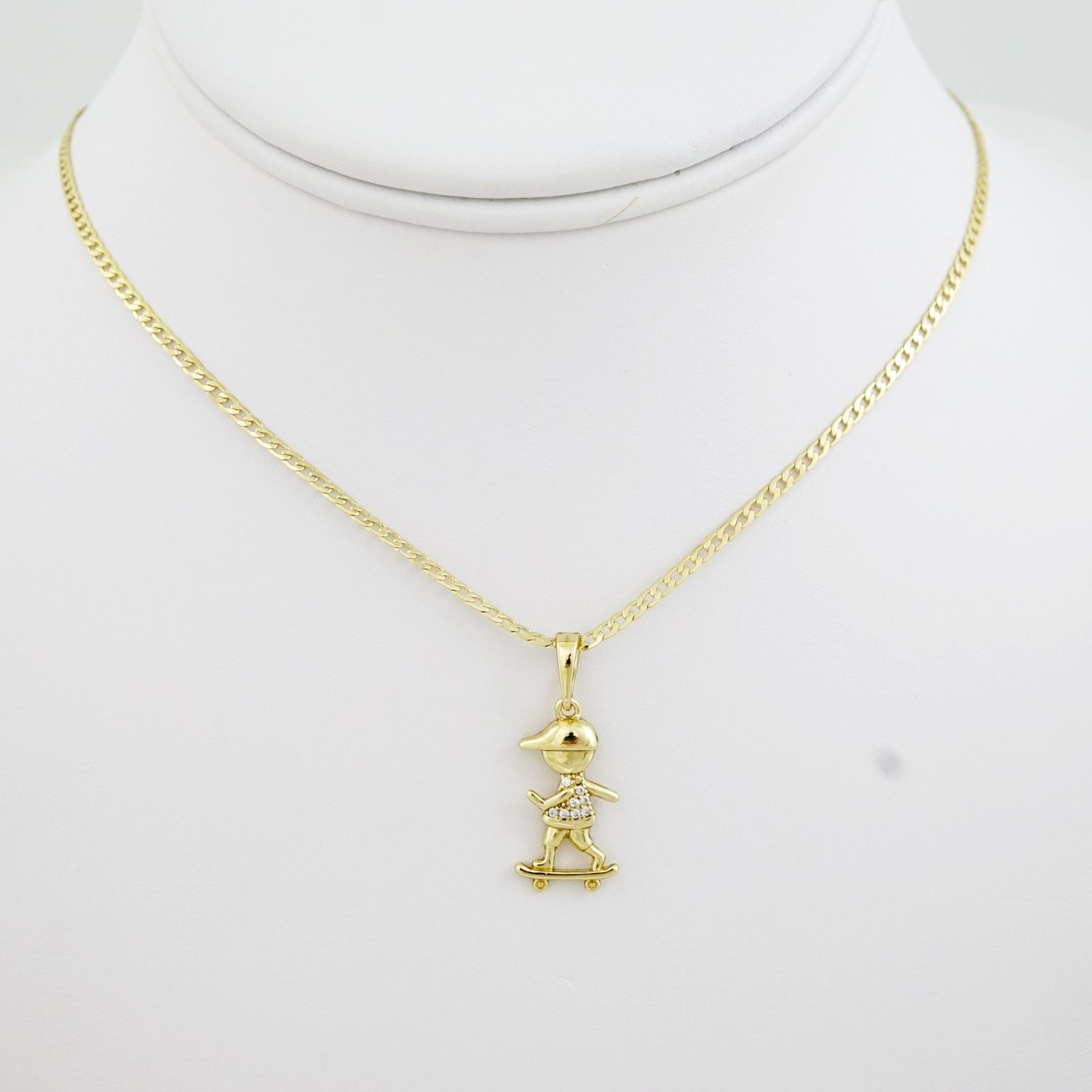 SET1710 Cadenas & Colgantes - Chain - Pendants - Zircon Stone - 14K Real Color - 2mmX50cm