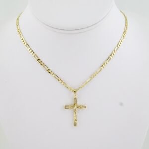 SET1711 Cadenas & Colgantes - Chain - Pendants - Zircon Stone - 14K Real Color - 3mmX45cm