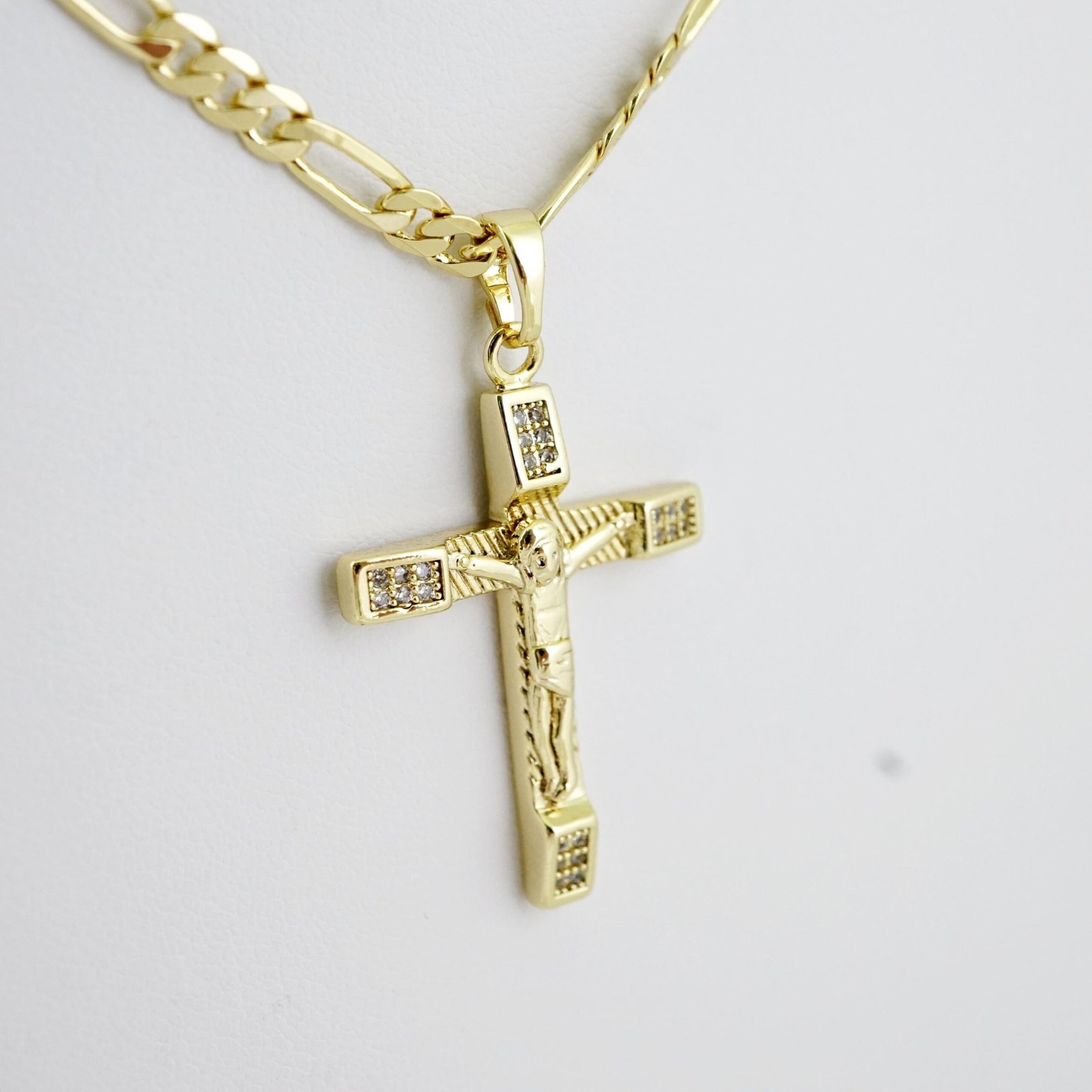 SET1711 Cadenas & Colgantes - Chain - Pendants - Zircon Stone - 14K Real Color - 3mmX45cm - Image 2