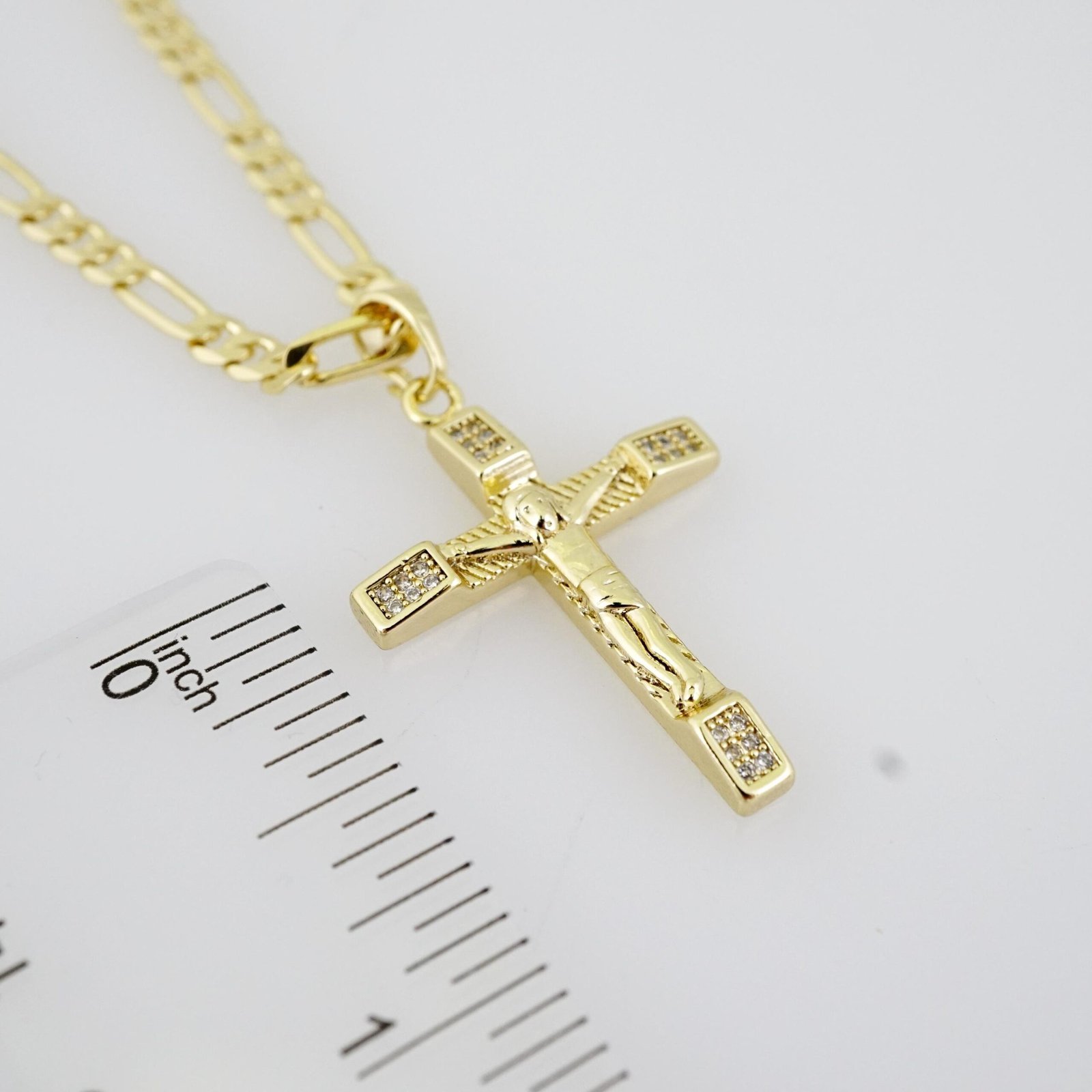 SET1711 Cadenas & Colgantes - Chain - Pendants - Zircon Stone - 14K Real Color - 3mmX45cm - Image 3