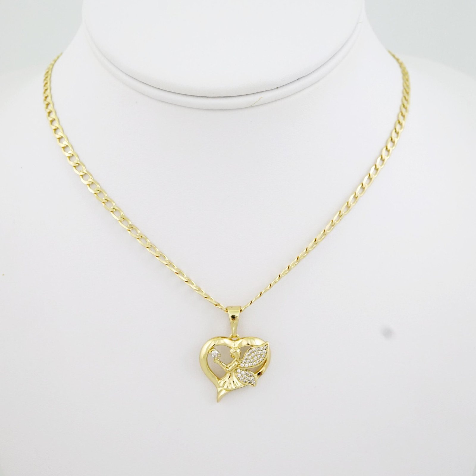 SET1715 Cadenas & Colgantes - Chain - Pendants - Zircon Stone - 14K Real Color - 3mmX45cm