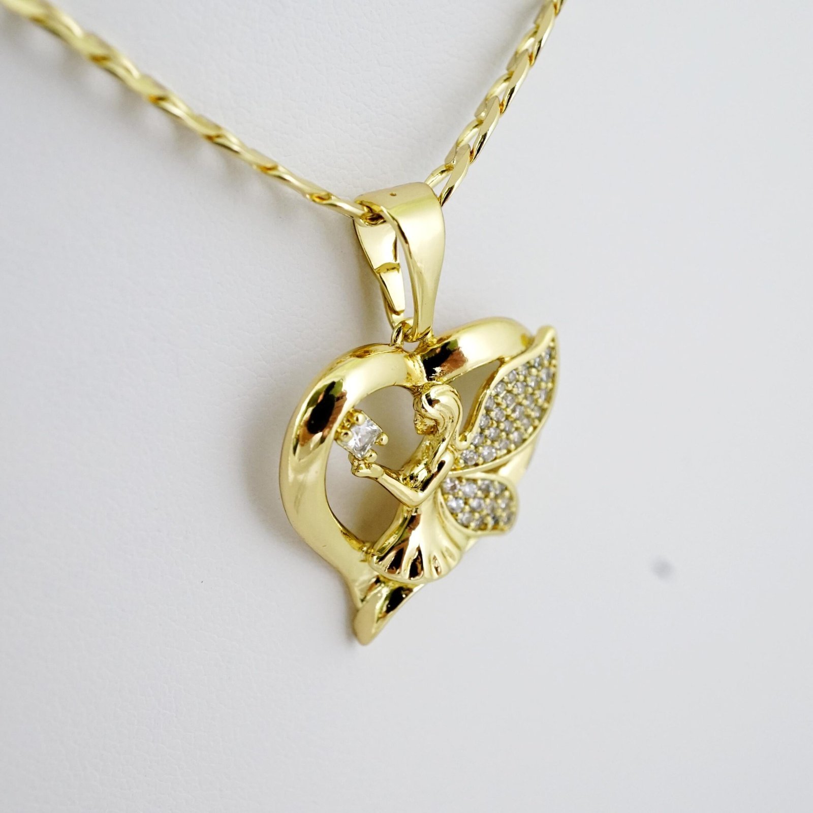 SET1715 Cadenas & Colgantes - Chain - Pendants - Zircon Stone - 14K Real Color - 3mmX45cm - Image 2