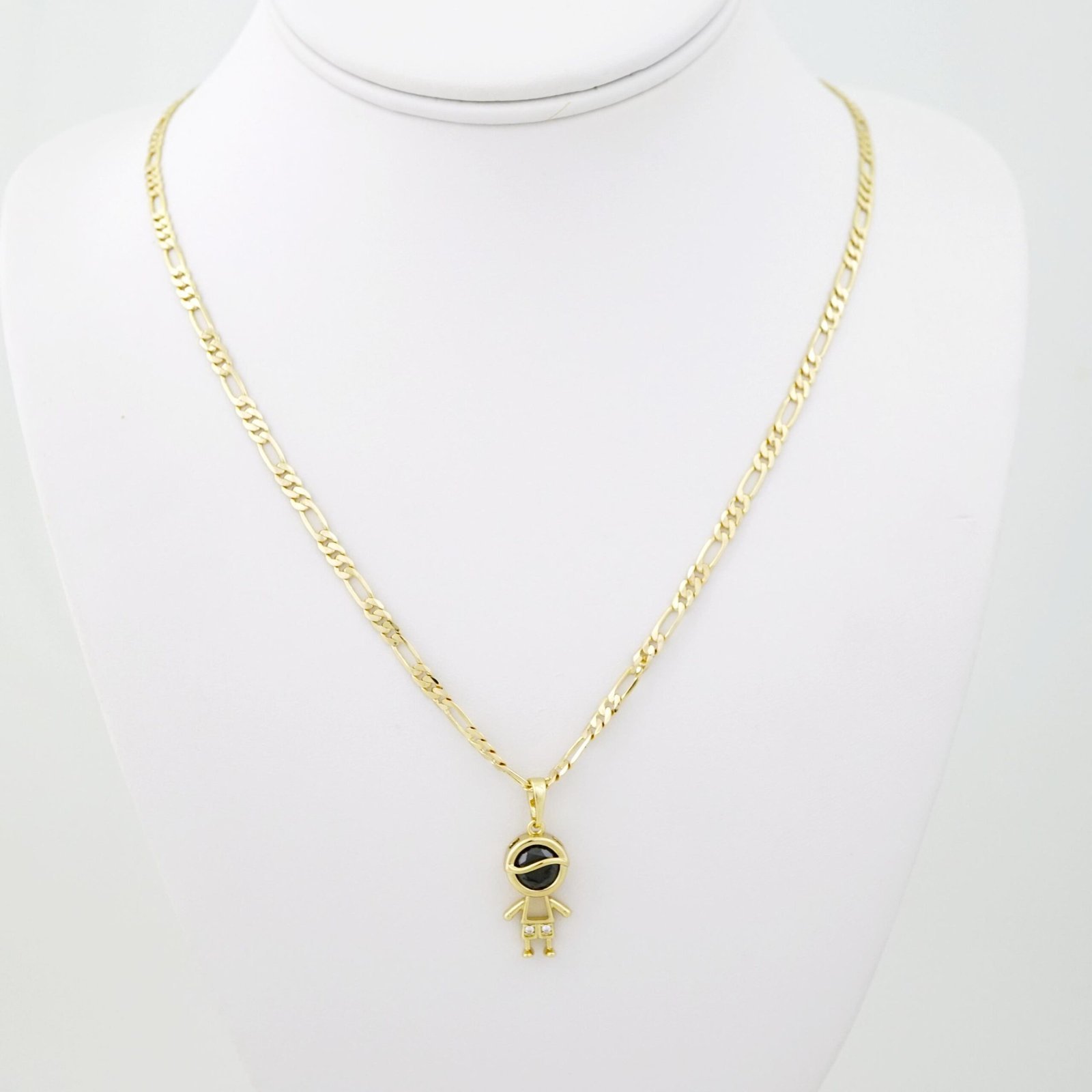 SET1717 Cadenas & Colgantes - Chain - Pendants - Zircon Stone - 14K Real Color - 3mmX60cm