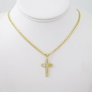 SET1518 Cadenas & Colgantes - Chain - Pendants -  14K Real Color - Zircon Stone - 3mmX50cm