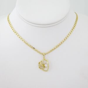 SET1520 Cadenas & Colgantes - Chain - Pendants -  14K Real Color - Zircon Stone - 3mmX45cm